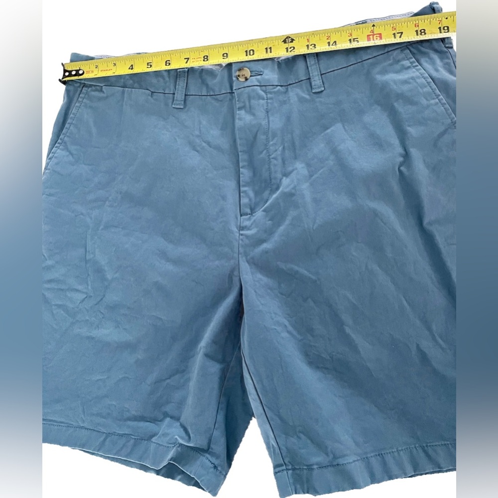 Tommy Hilfiger Shorts 8” Mens Size 38 Light Blue Chino 4 Pocket Casual Cotton - Picture 3 of 6